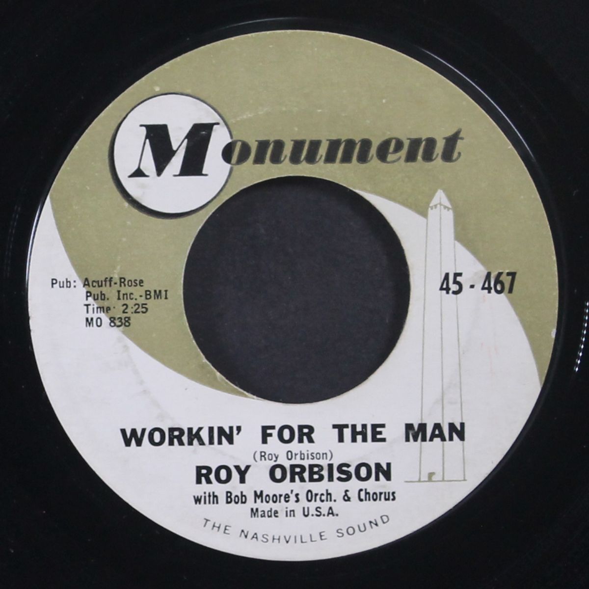 leah / workin' for the man by ROY ORBISON