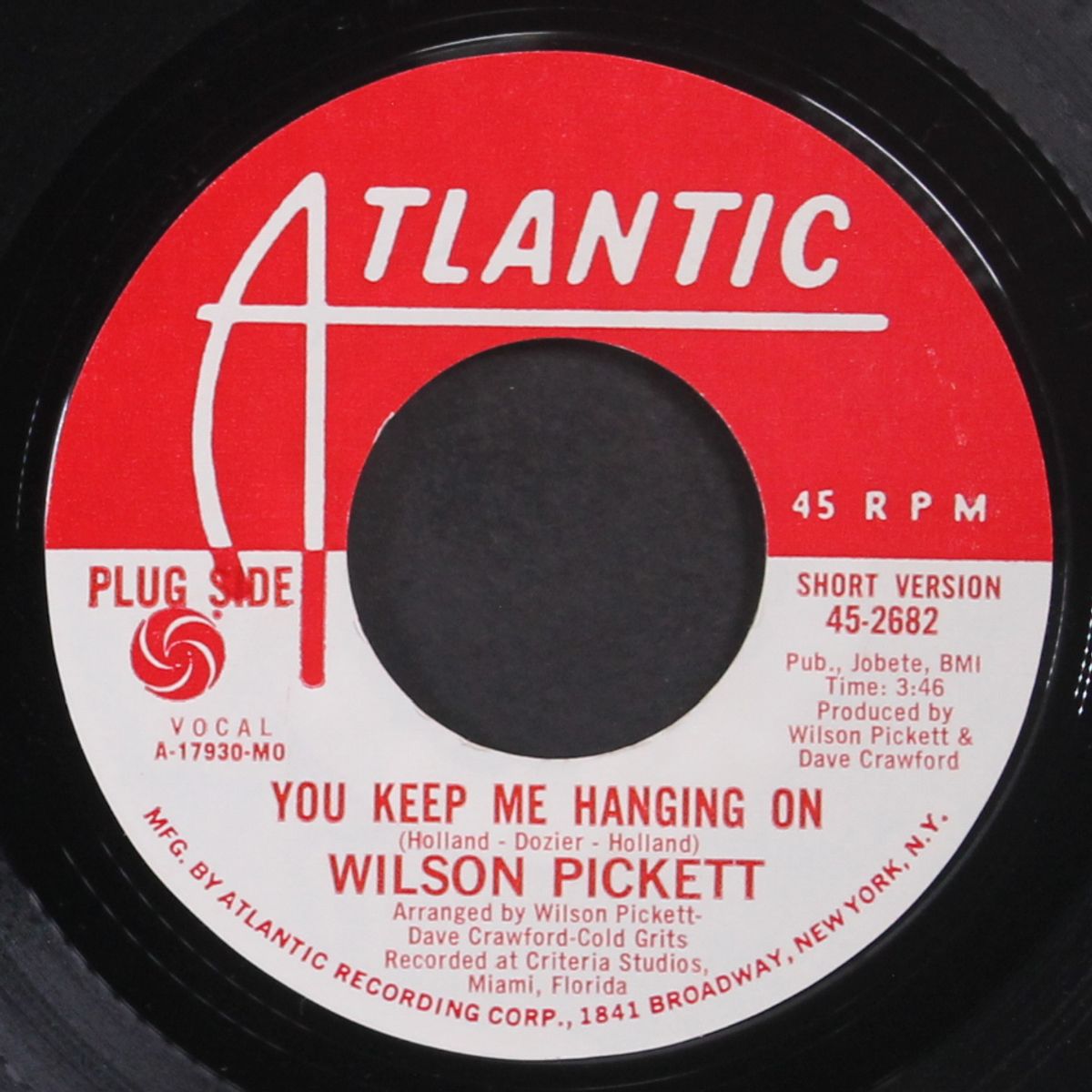 you keep me hanging on / same (short) by WILSON PICKETT