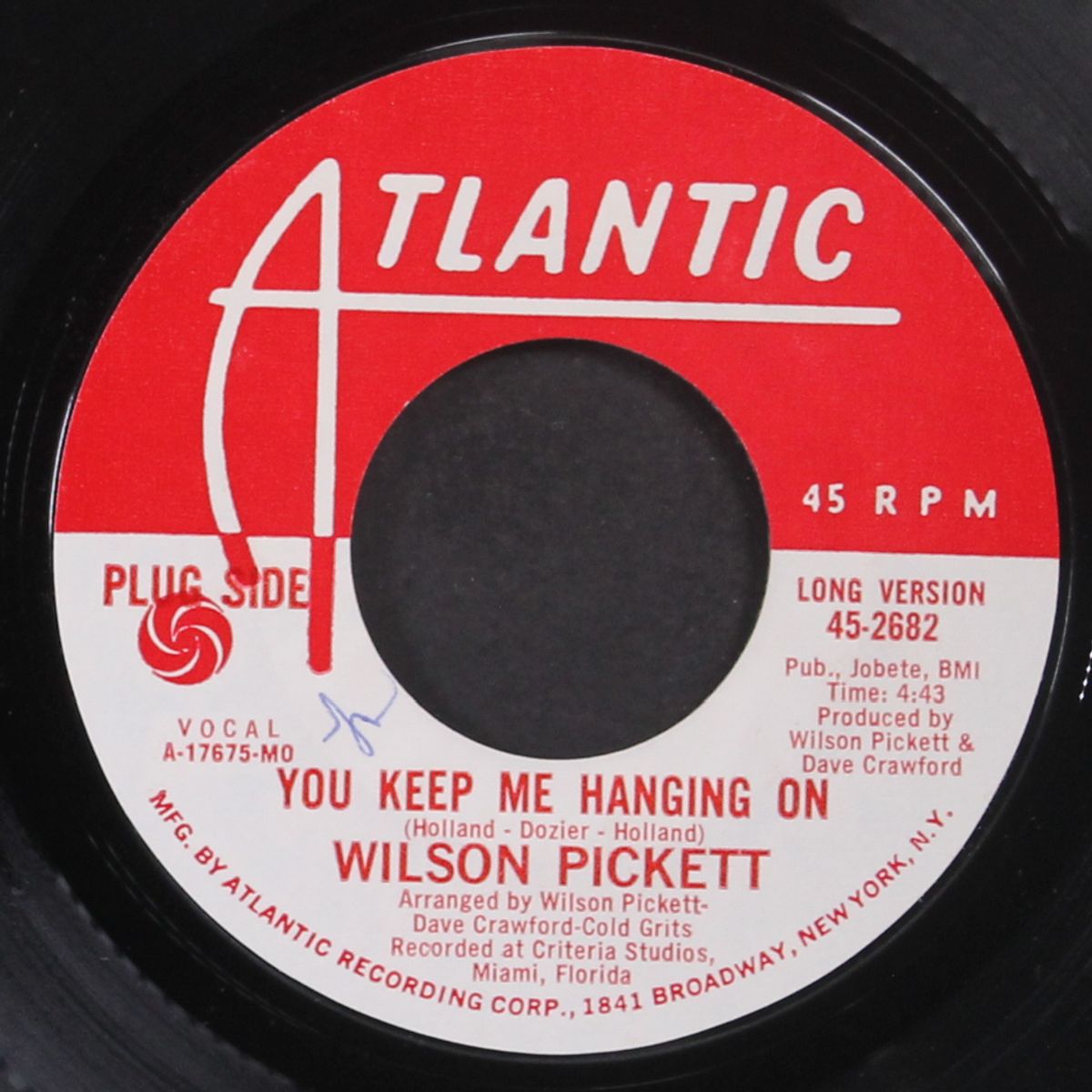 you keep me hanging on / same (short) by WILSON PICKETT