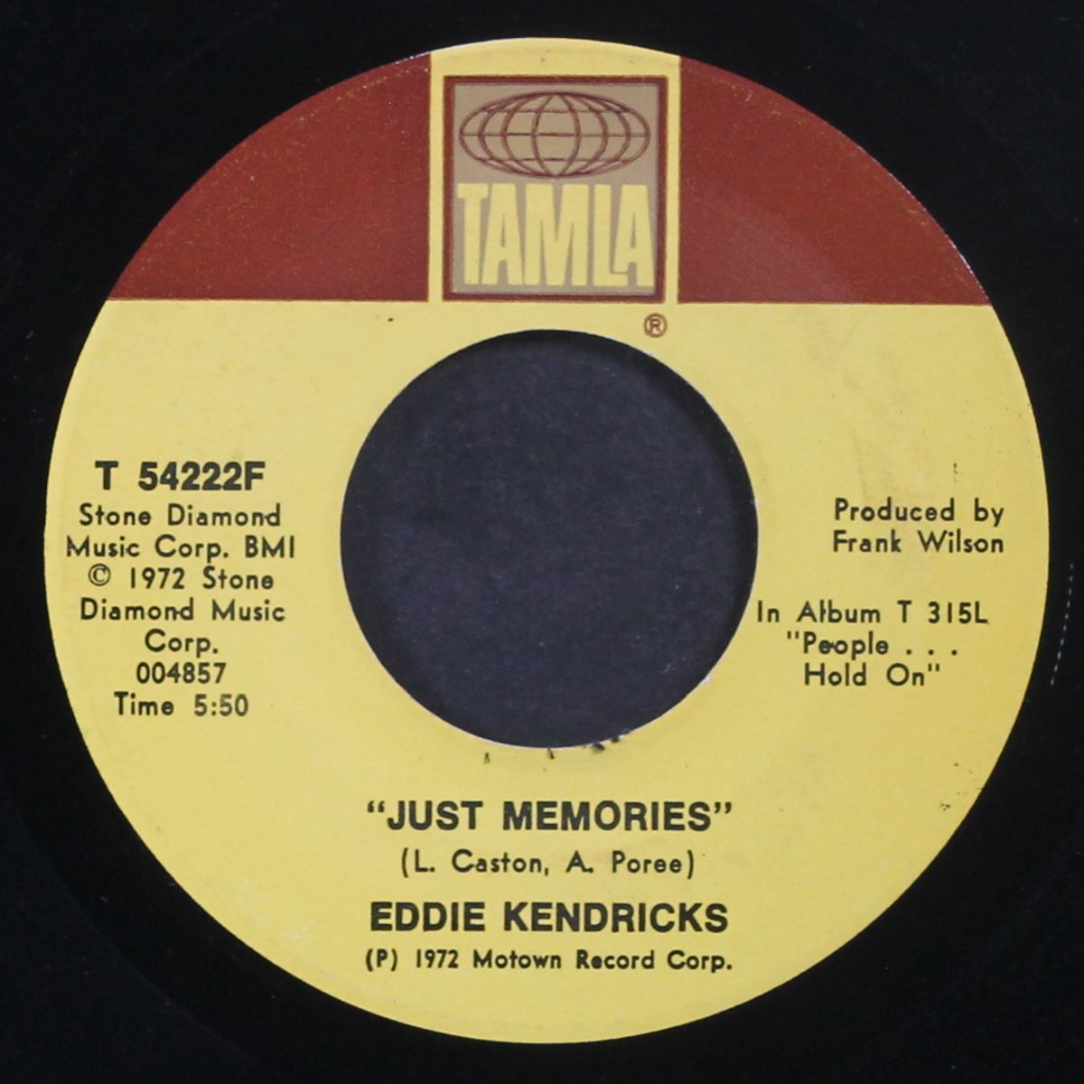 if you let me / just memories by EDDIE KENDRICKS