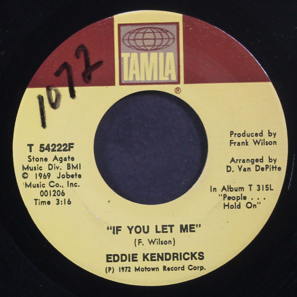 if you let me / just memories by EDDIE KENDRICKS