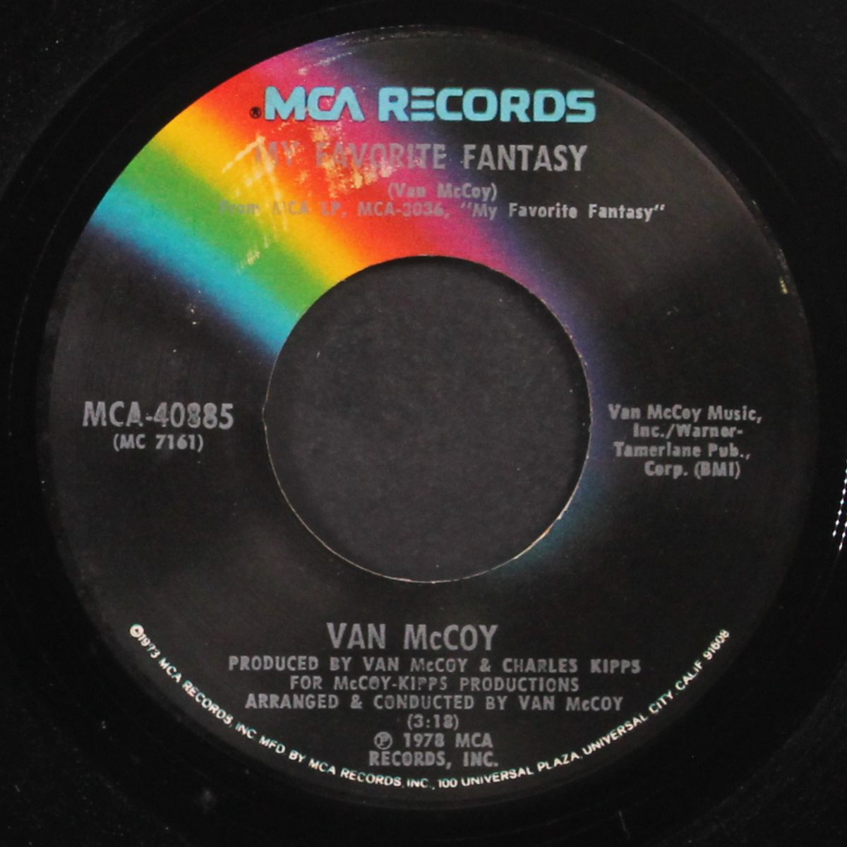my favorite fantasy / you're so right for me by VAN MCCOY