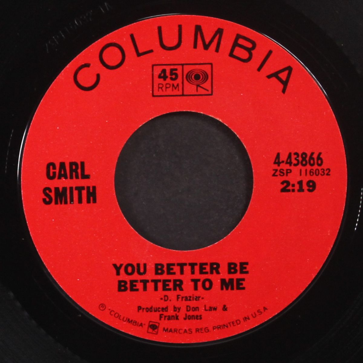 you better be better to me by CARL SMITH