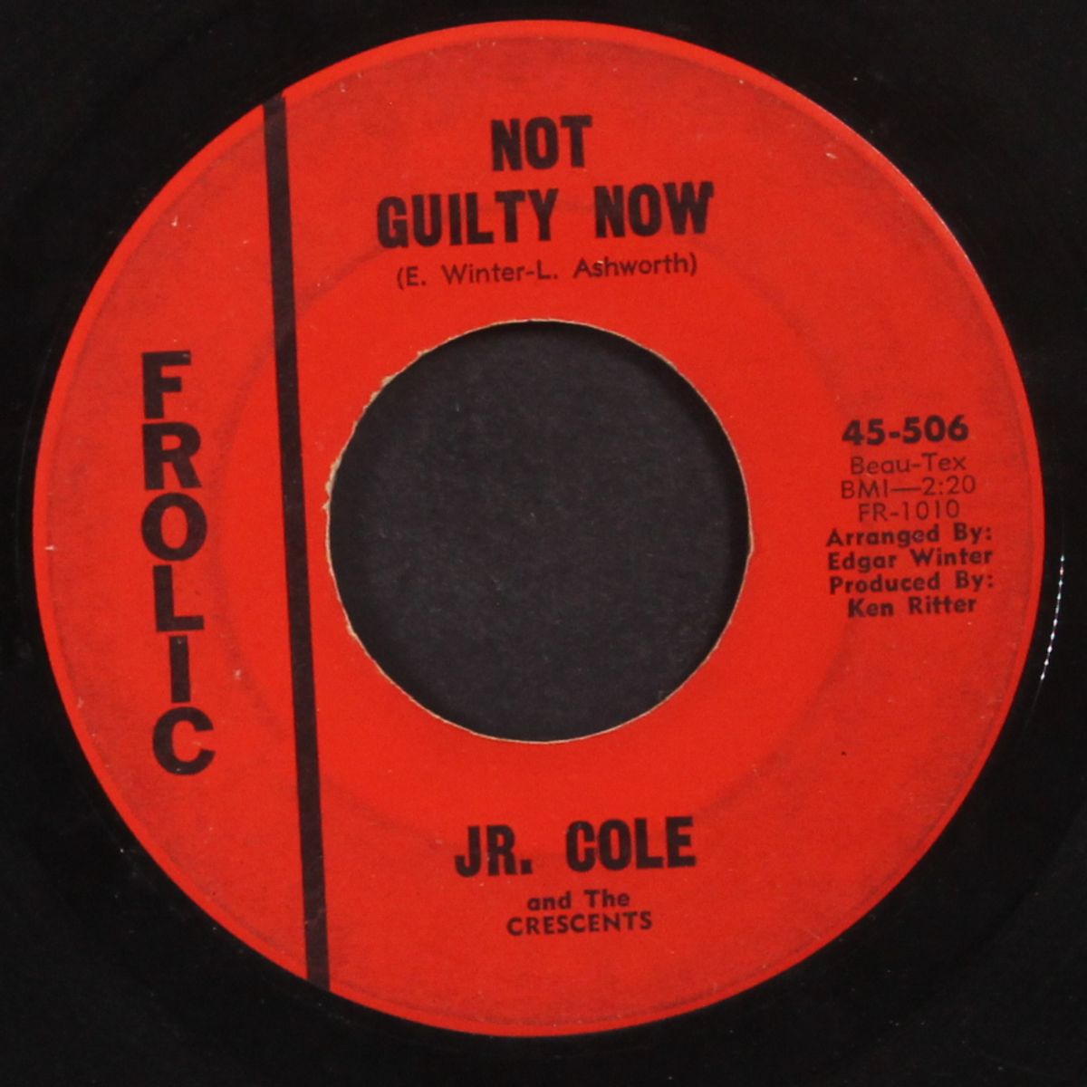 not guilty now / go on by JR. COLE & CRESCENTS
