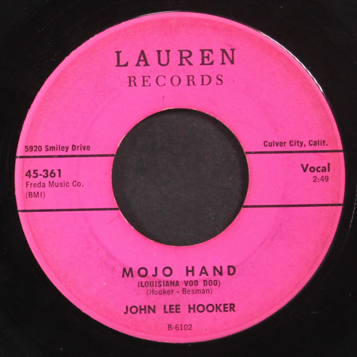 mojo hand / ballad to abraham lincoln by JOHN LEE HOOKER