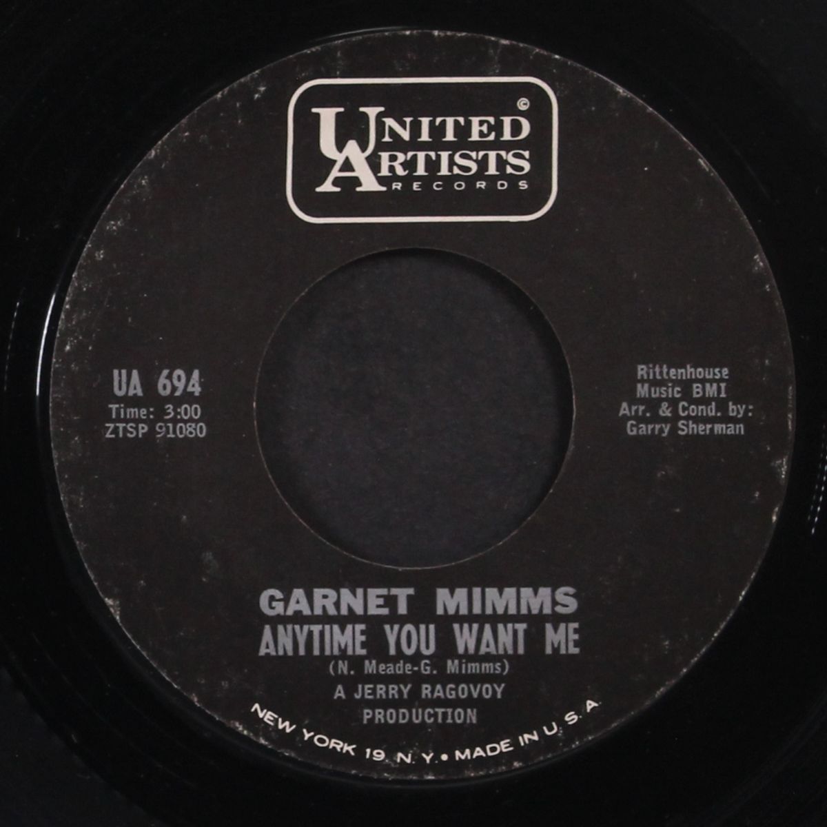tell me baby / anytime you want me by GARNET MIMMS