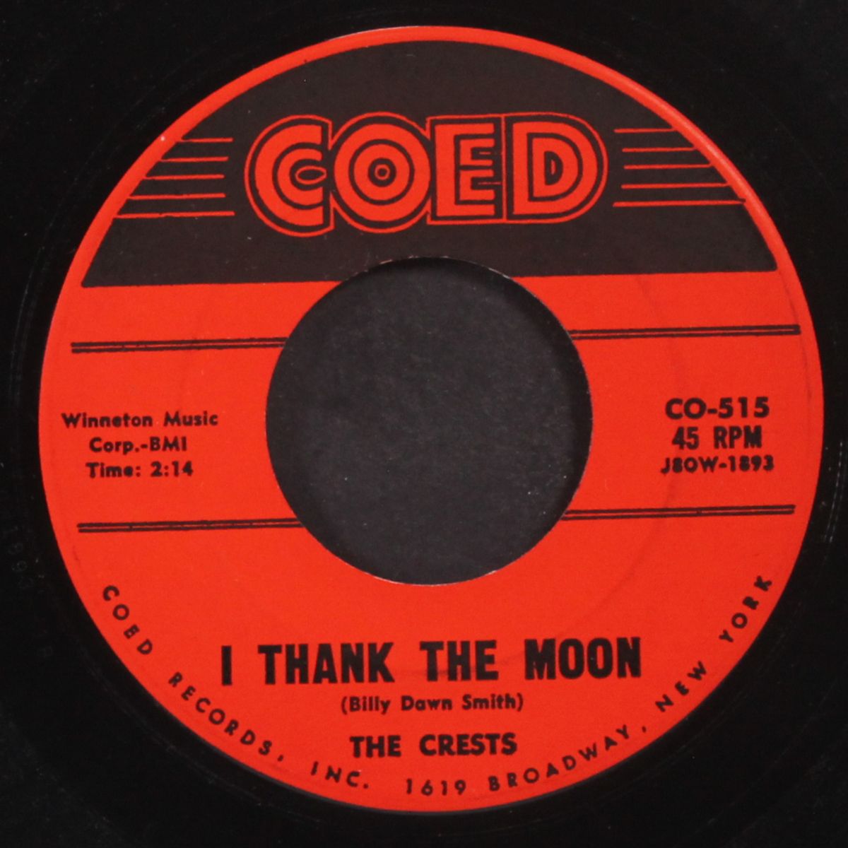 the angels listened in / i thank the moon by CRESTS