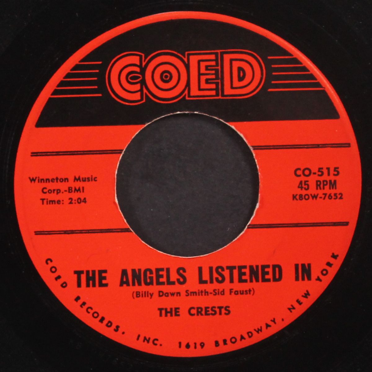 the angels listened in / i thank the moon by CRESTS