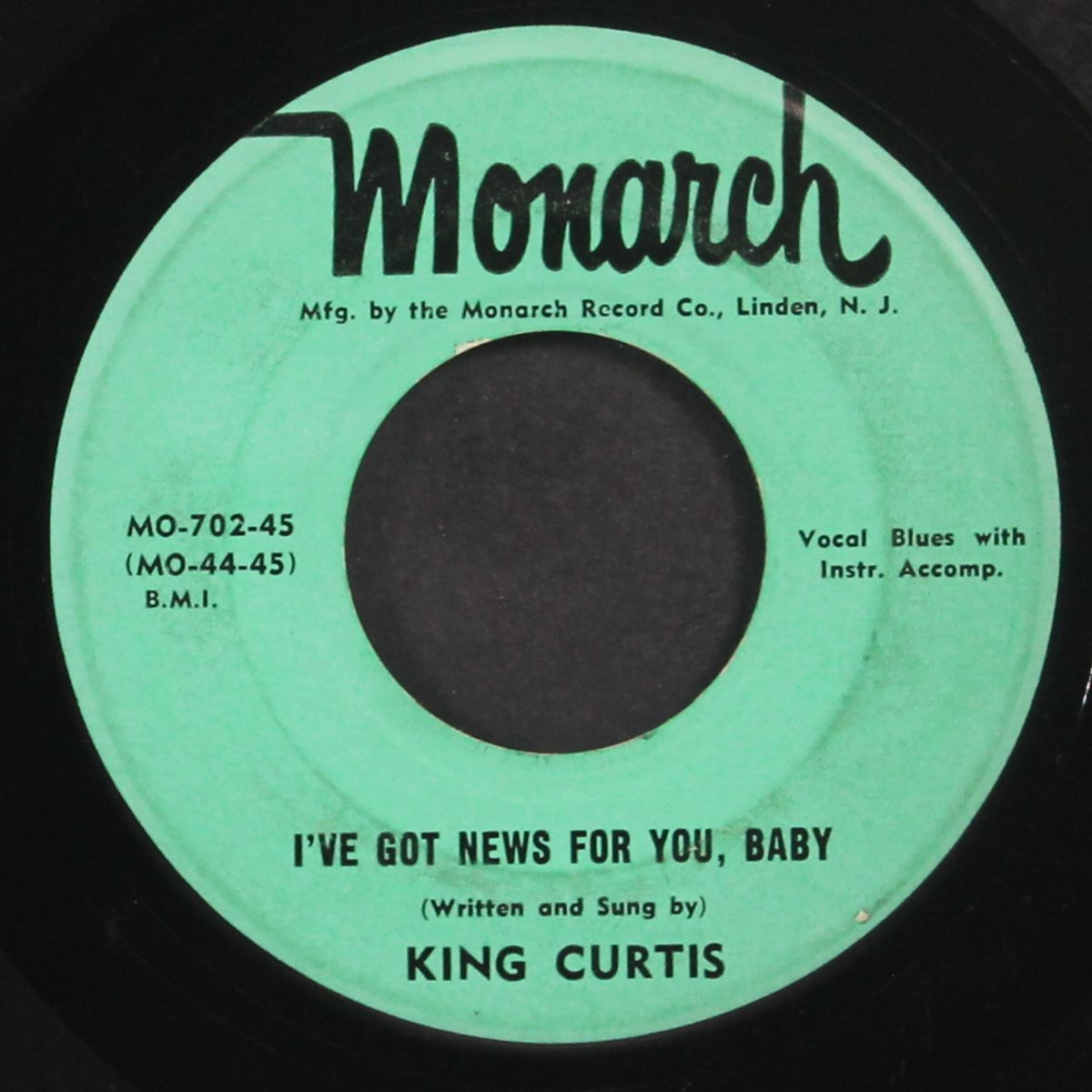 wine head / i've got news for you, baby by KING CURTIS
