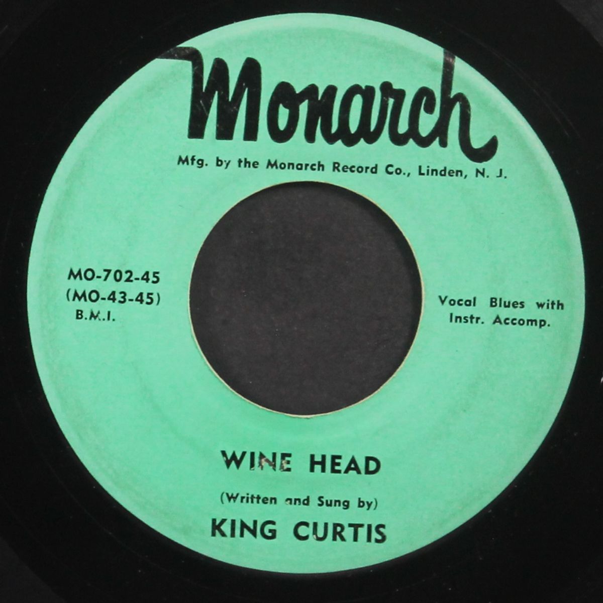 wine head / i've got news for you, baby by KING CURTIS