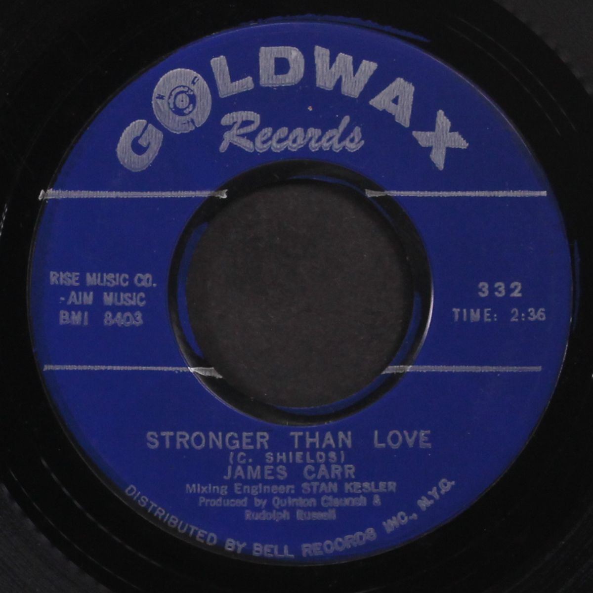 a man needs a womans / stronger than love by JAMES CARR