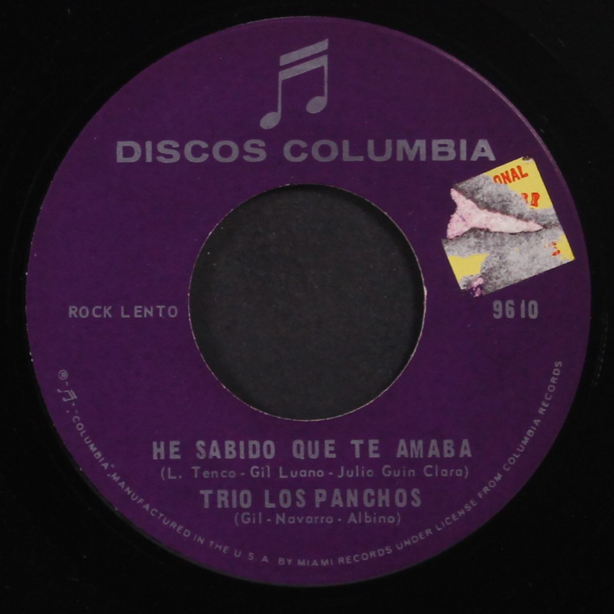 he sabido que te amaba / no te vayas sin mi by TRIO LOS PANCHOS