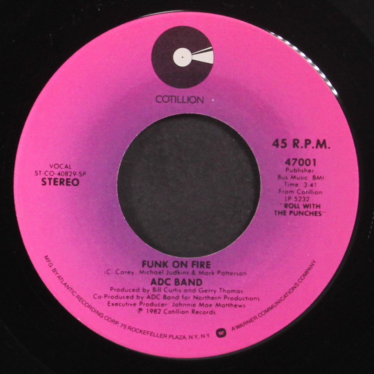 roll with the punches / funk on fire by ADC BAND