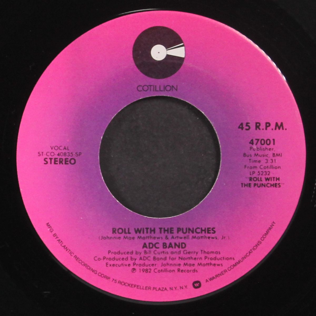 roll with the punches / funk on fire by ADC BAND