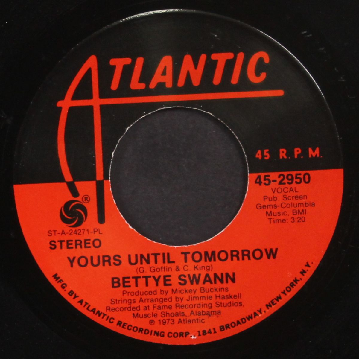 till i get it right / yours until tomorrow by BETTYE SWANN