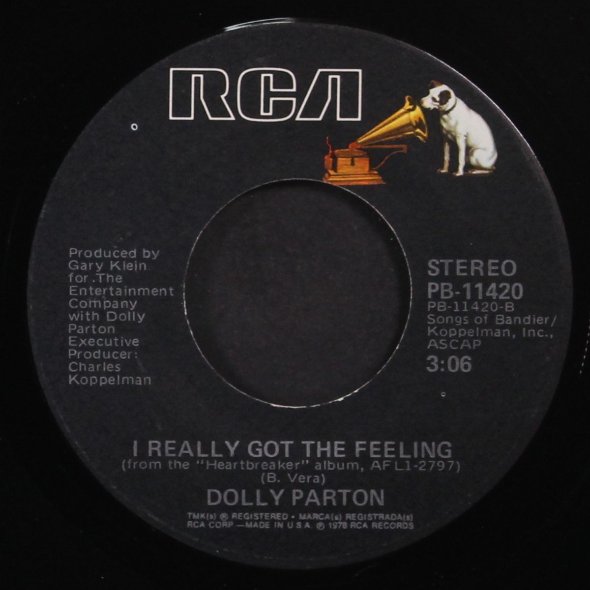 baby i'm burning / i really got the feeling by DOLLY PARTON