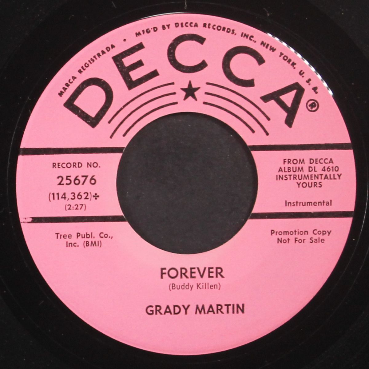 ring of fire / forever by GRADY MARTIN
