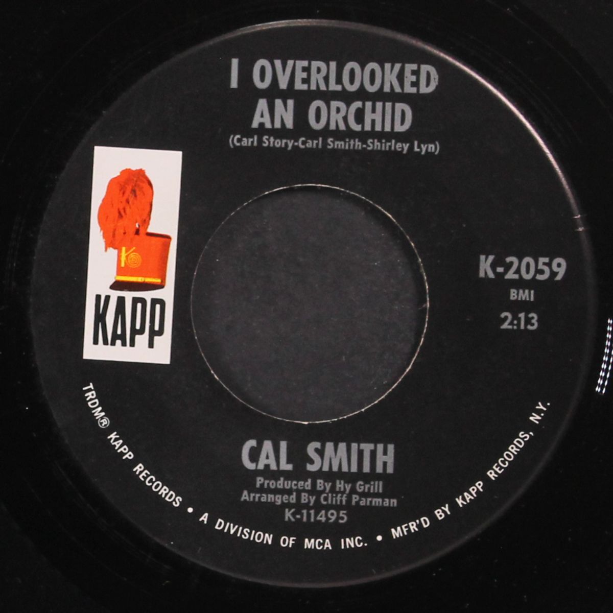 heaven is just a touch away / i overlooked an orchid by CAL SMITH