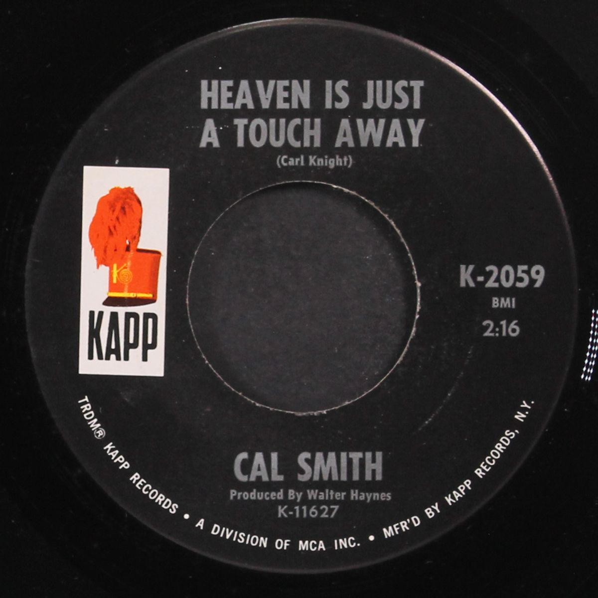 heaven is just a touch away / i overlooked an orchid by CAL SMITH