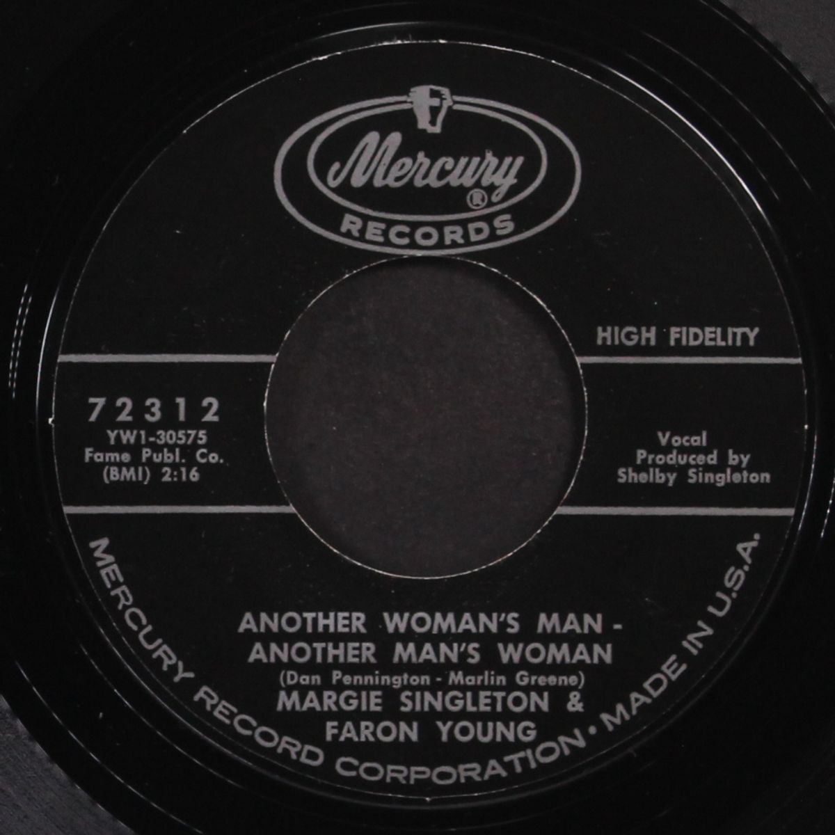 another woman's man - another man's woman by MARGIE SINGLETON & FARON YOUNG