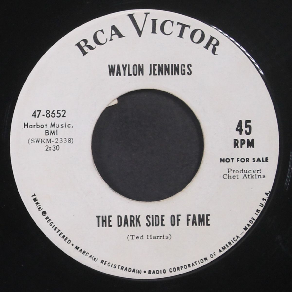 stop the world / the dark side of fame by WAYLON JENNINGS
