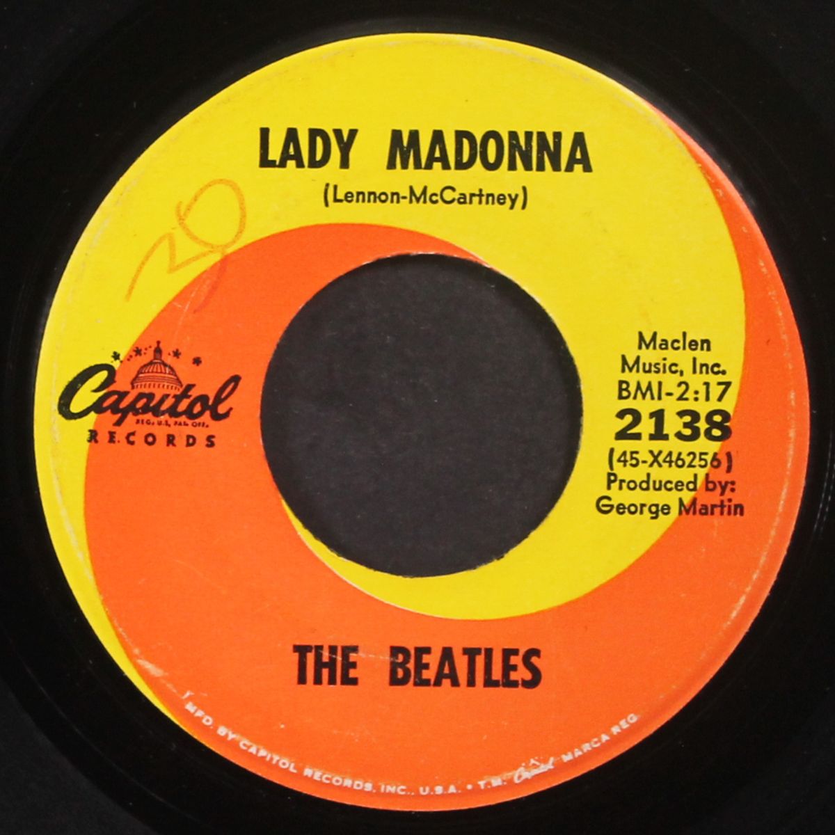 lady madonna / the inner light by BEATLES
