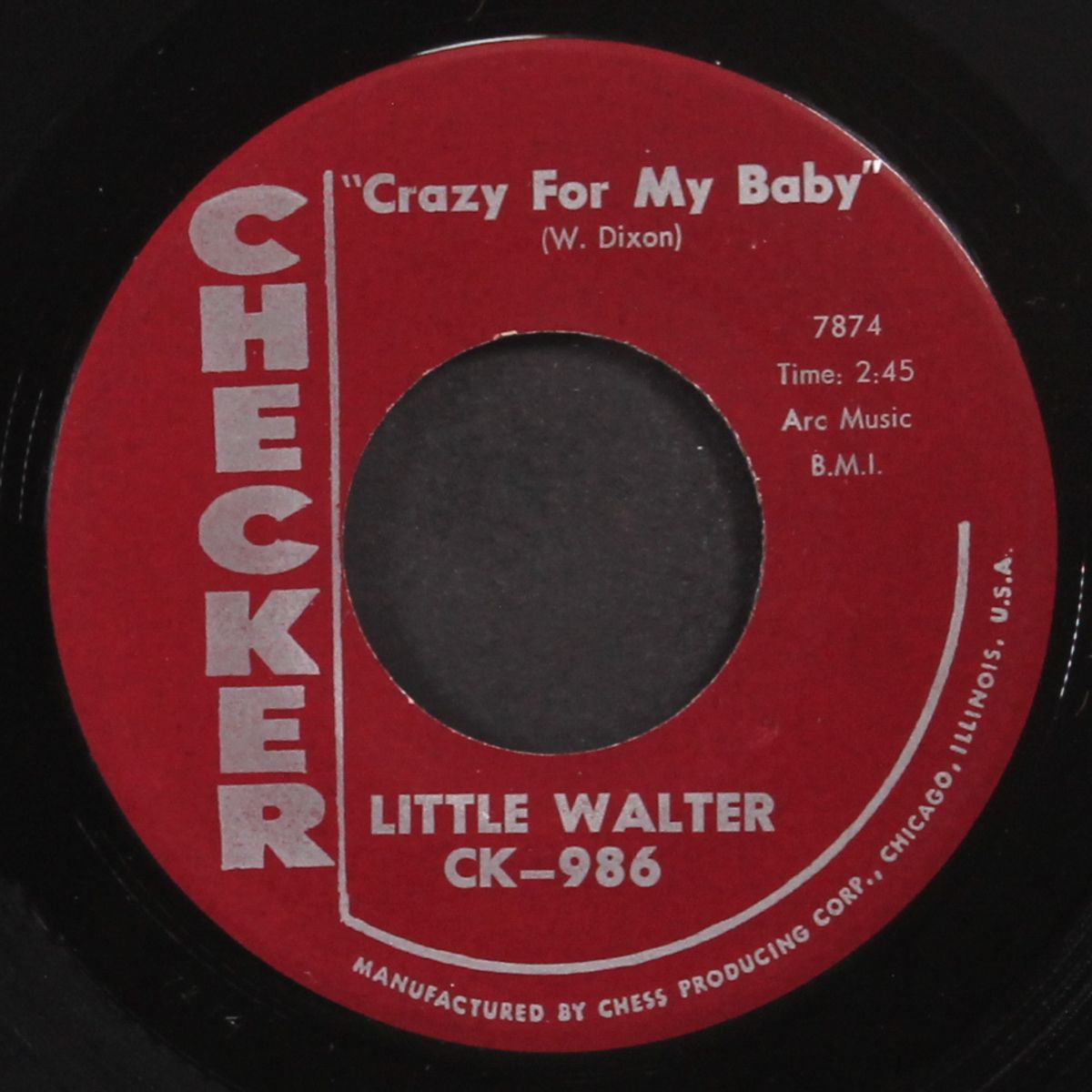crazy for my baby / crazy legs by LITTLE WALTER