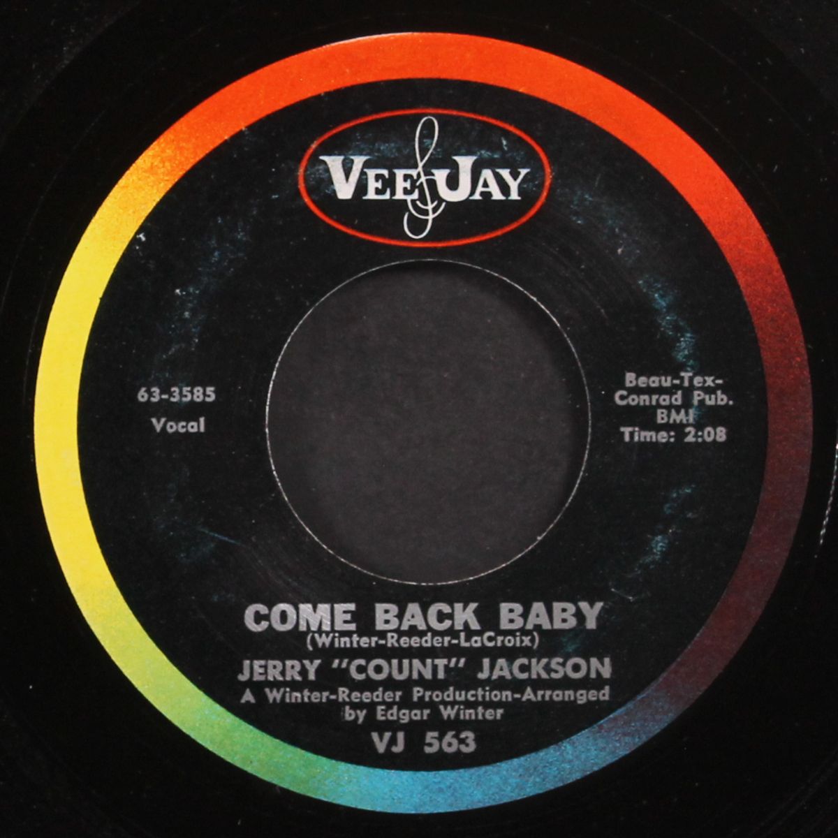 come back baby / falling in love by JERRY 'COUNT' JACKSON
