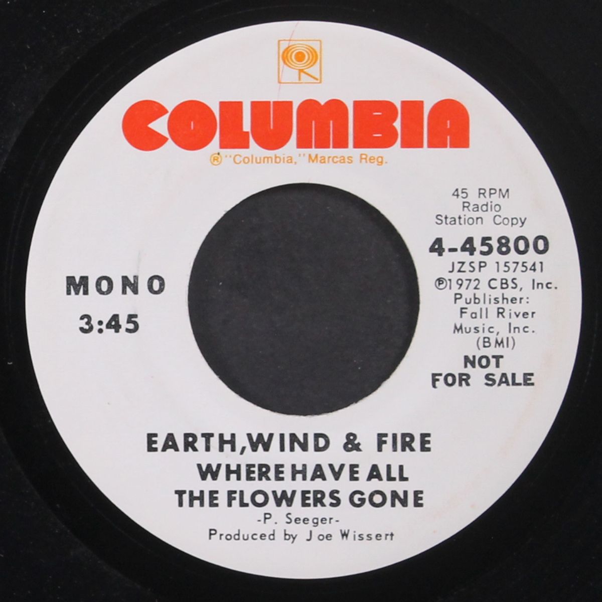 where have all the flowers gone by EARTH WIND & FIRE