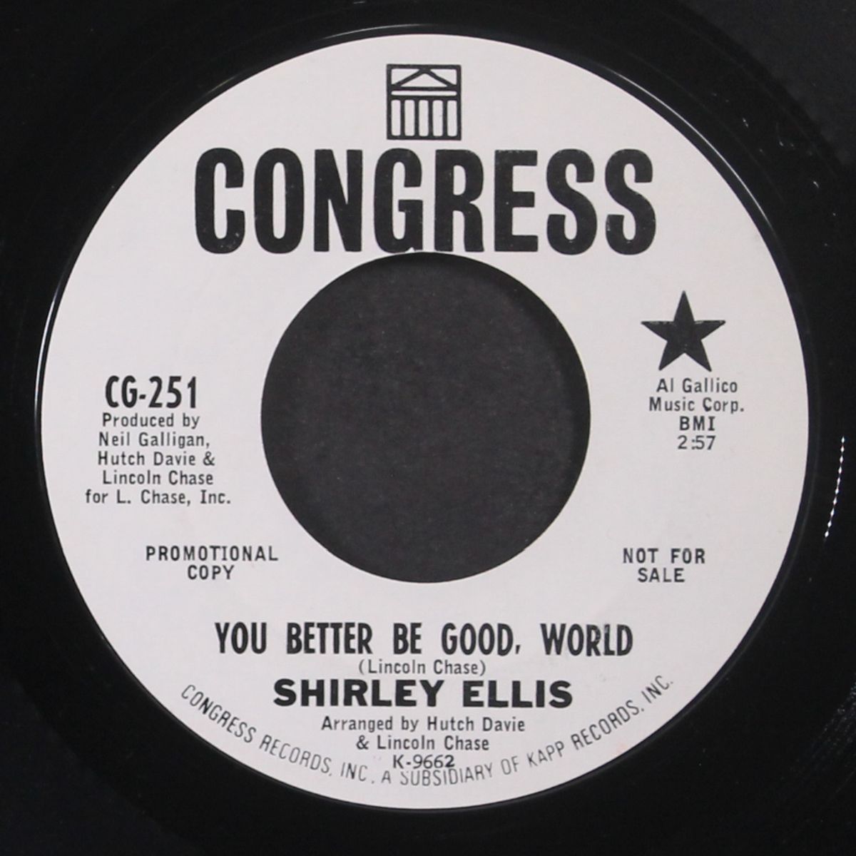 you better be good, world by SHIRLEY ELLIS