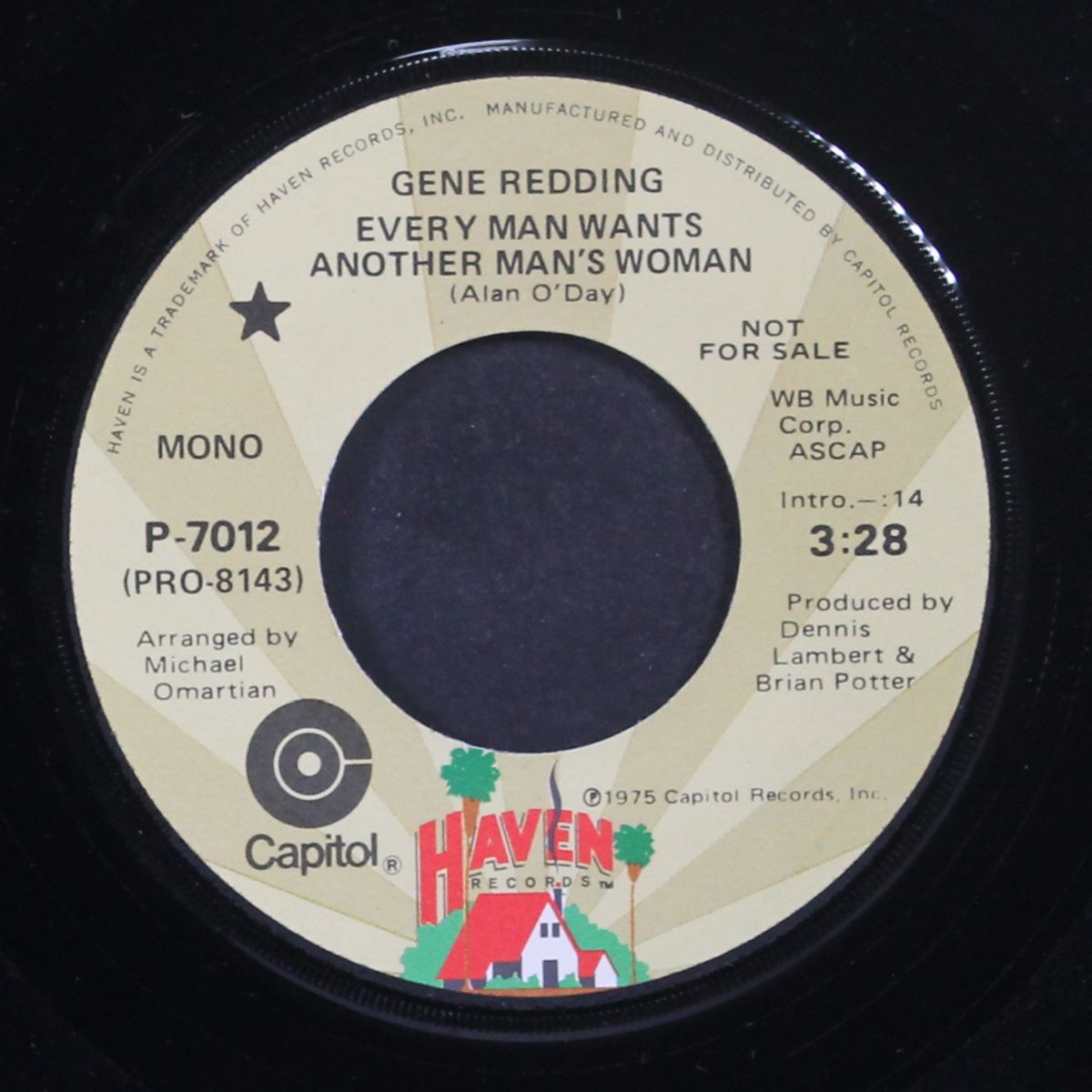 every man wants another man's woman / mono by GENE REDDING