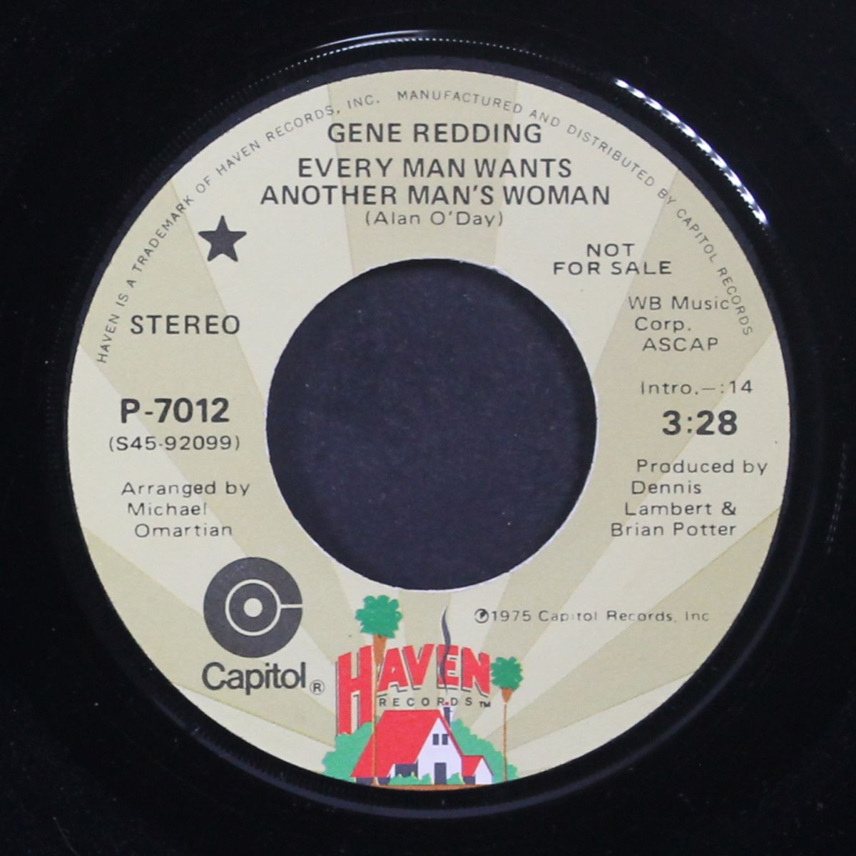 every man wants another man's woman / mono by GENE REDDING