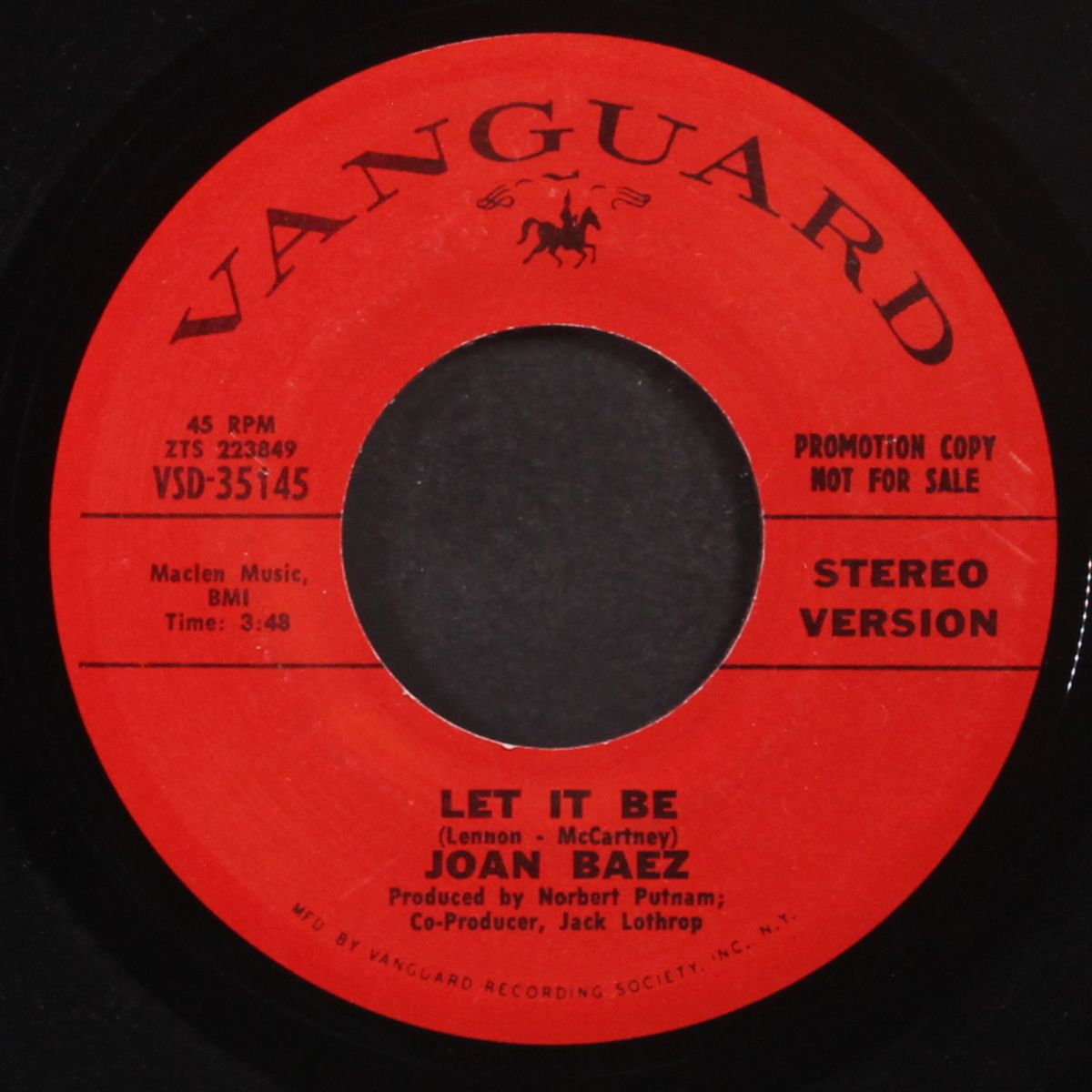 let it be / mono by JOAN BAEZ