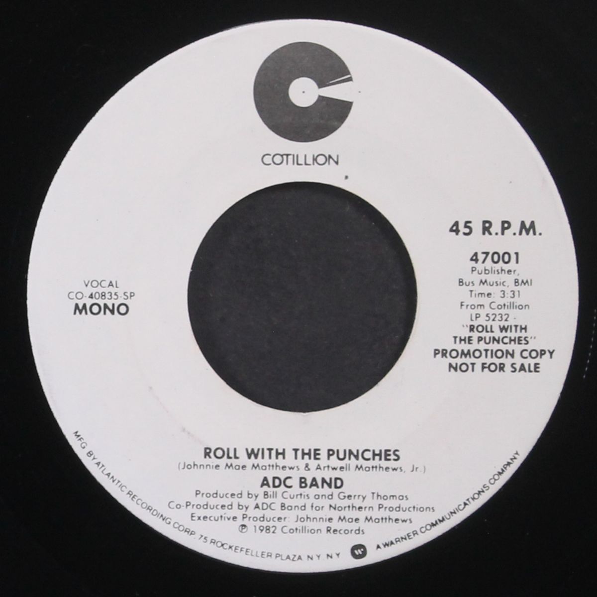 roll with the punches / mono by ADC BAND