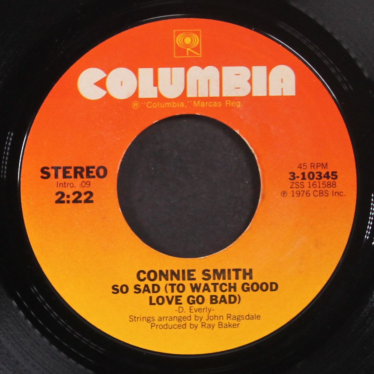 so sad (to watch good love go bad) by CONNIE SMITH
