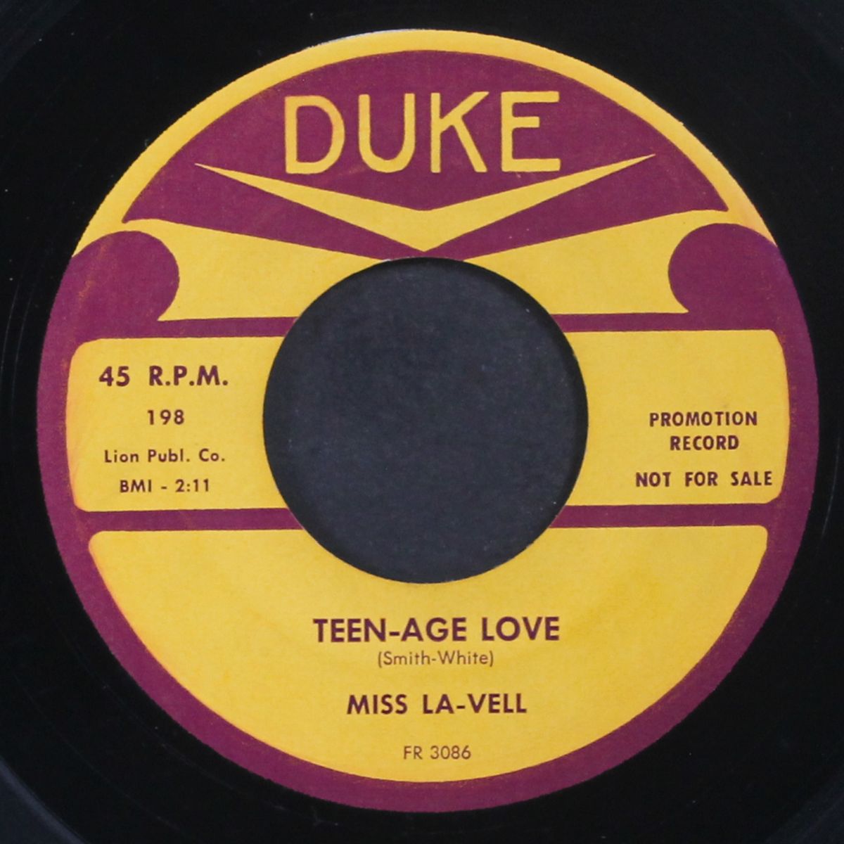 teen-age love / if by MISS LA-VELL