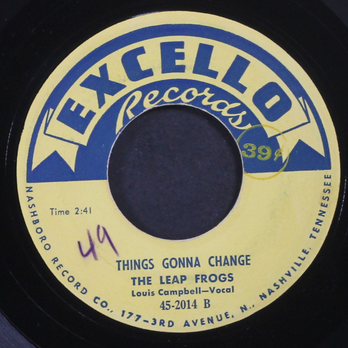things gonna change / dirty britches by LEAP FROGS