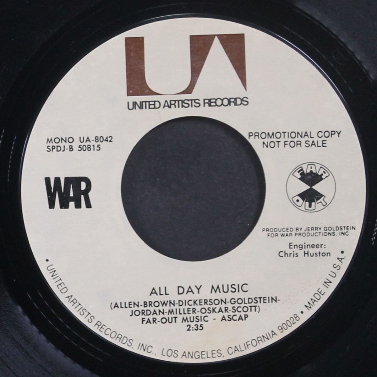 all day music / get down by WAR