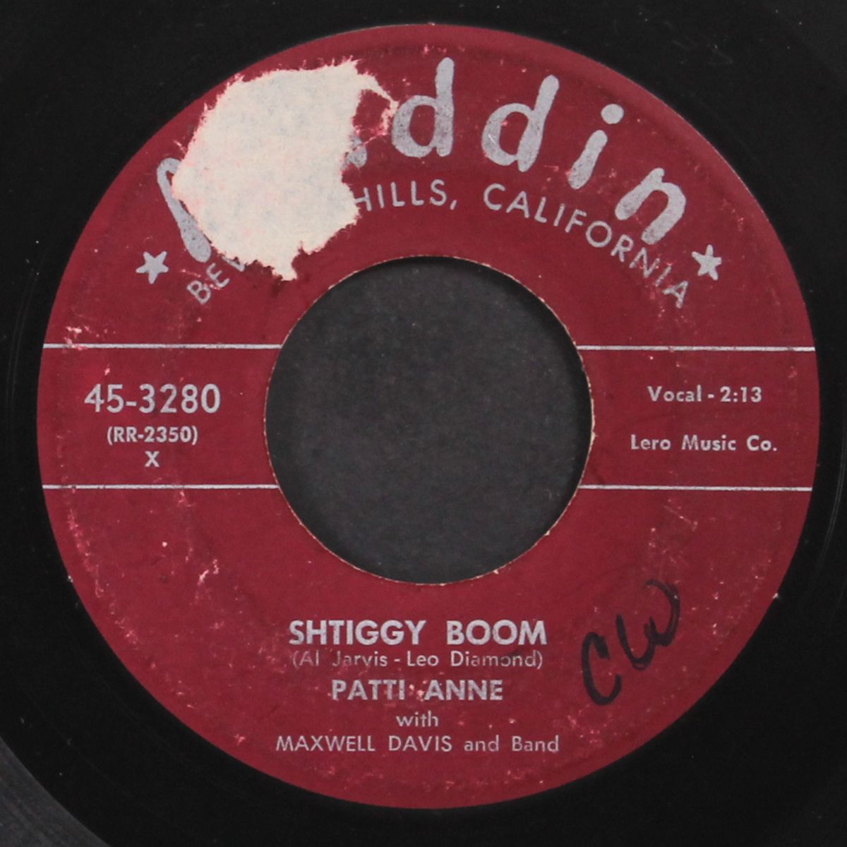 shtiggy boom / baby, baby, i'm in love with you by PATTI ANNE
