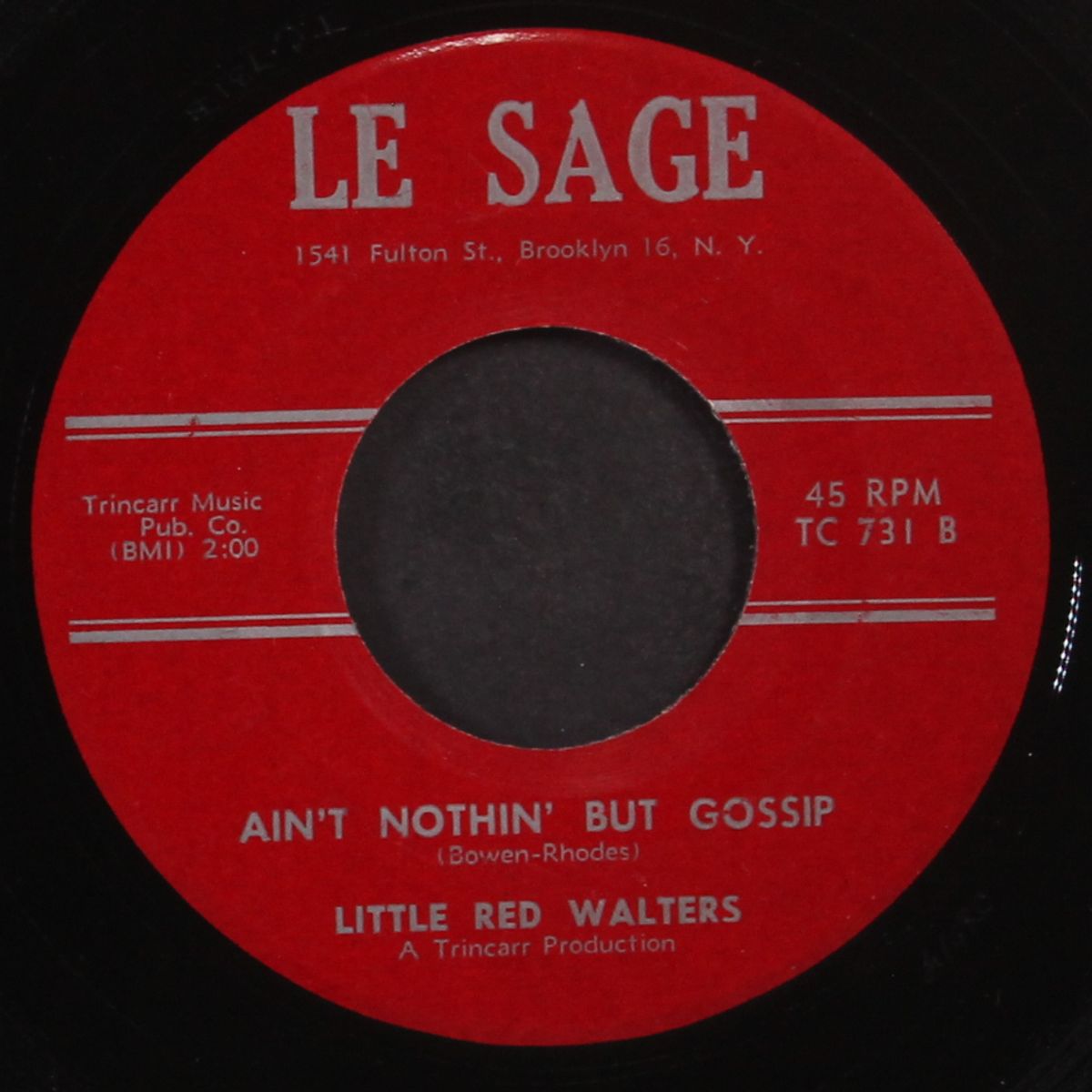 picking cotton / ain't nothin' but gossip by LITTLE RED WALTERS