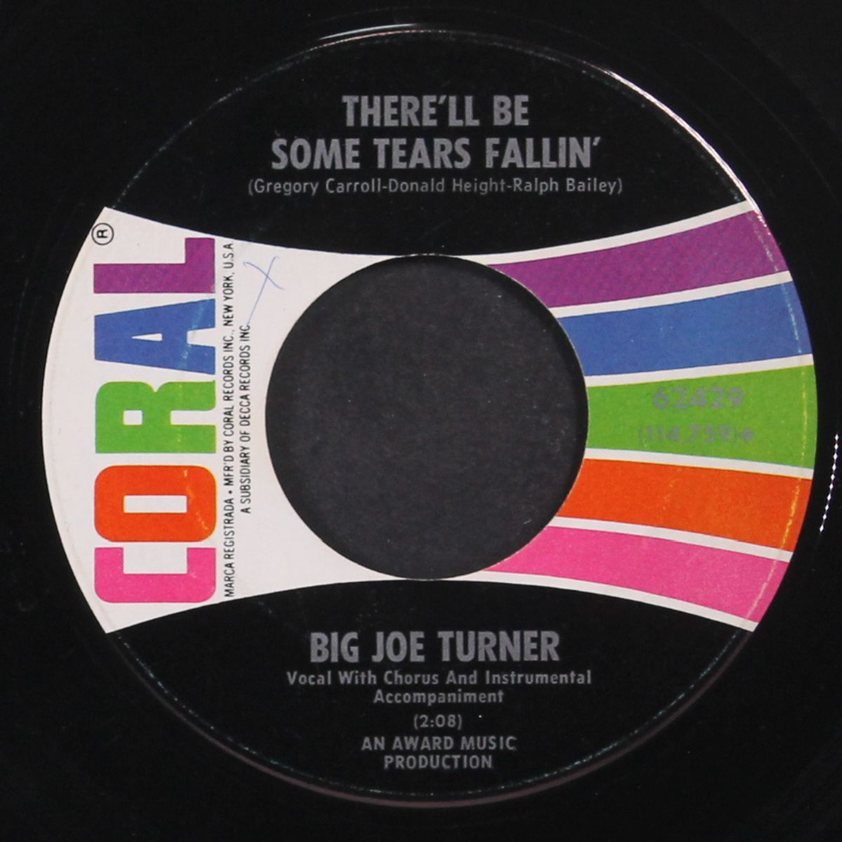 there'll be some tears fallin' / shake, rattle and roll by BIG JOE TURNER