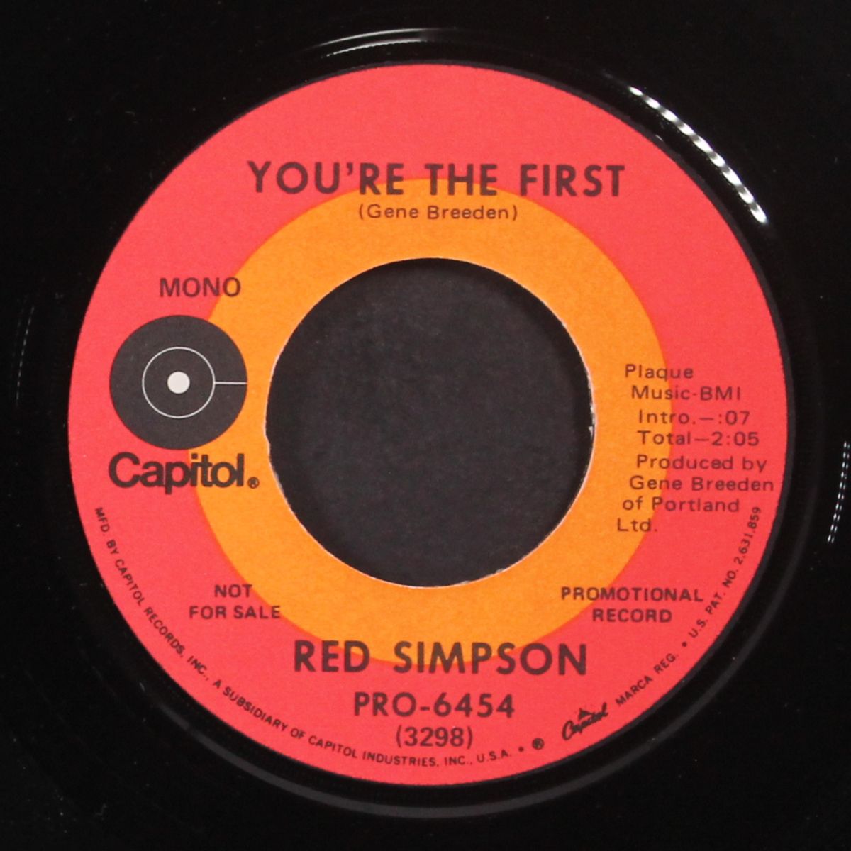 country western truck drivin' singer by RED SIMPSON
