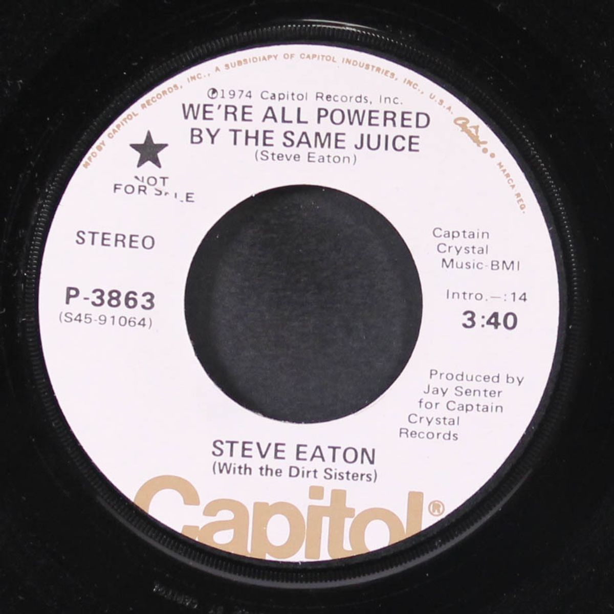 we're all powered by the same juice / mono by STEVE EATON