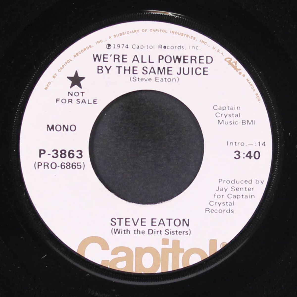 we're all powered by the same juice / mono by STEVE EATON