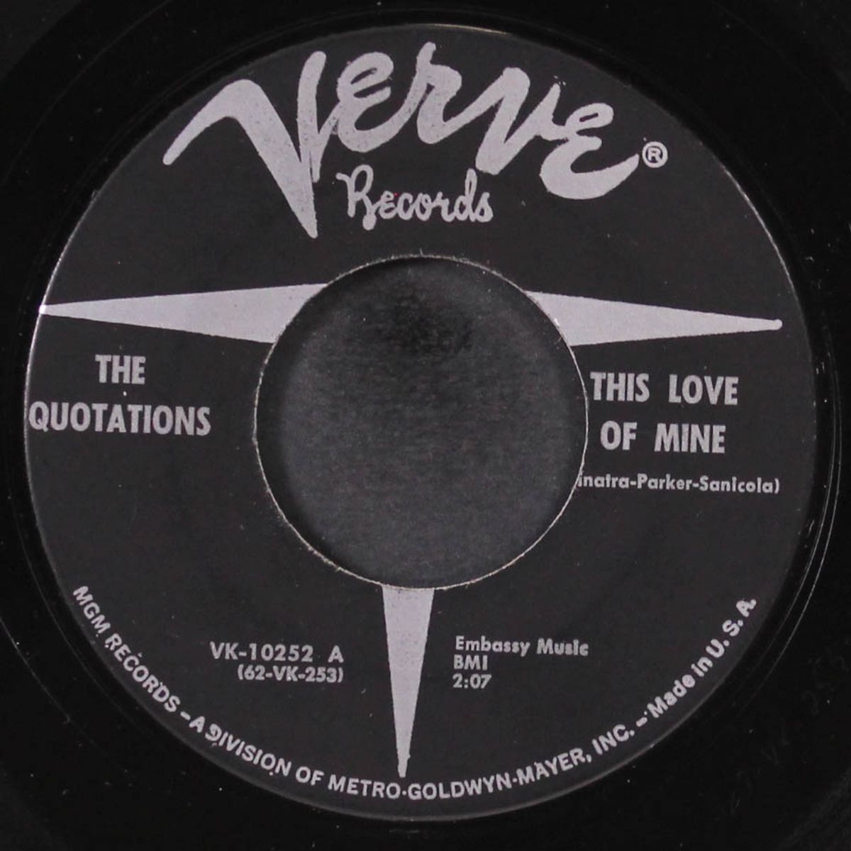this love of mine / we'll reach heaven together by QUOTATIONS