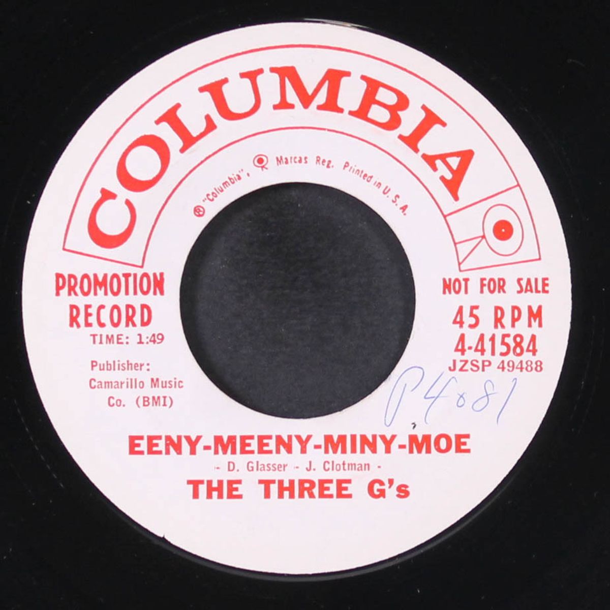 take that step / eeny-meeny-miny-moe by THREE G'S