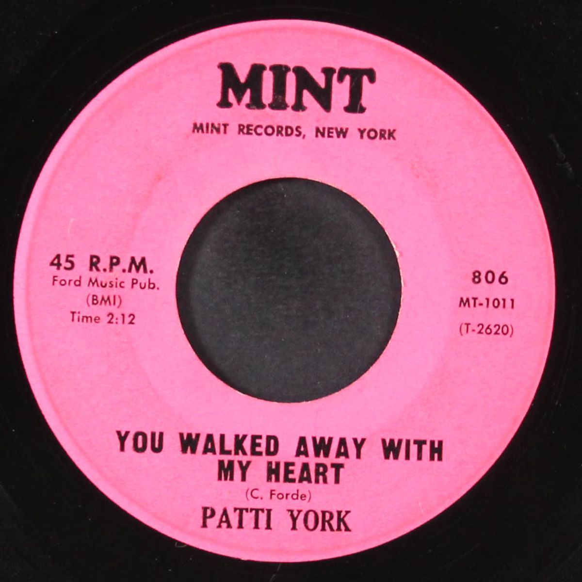 you walked away with my heart / that old feeling by PATTI YORK