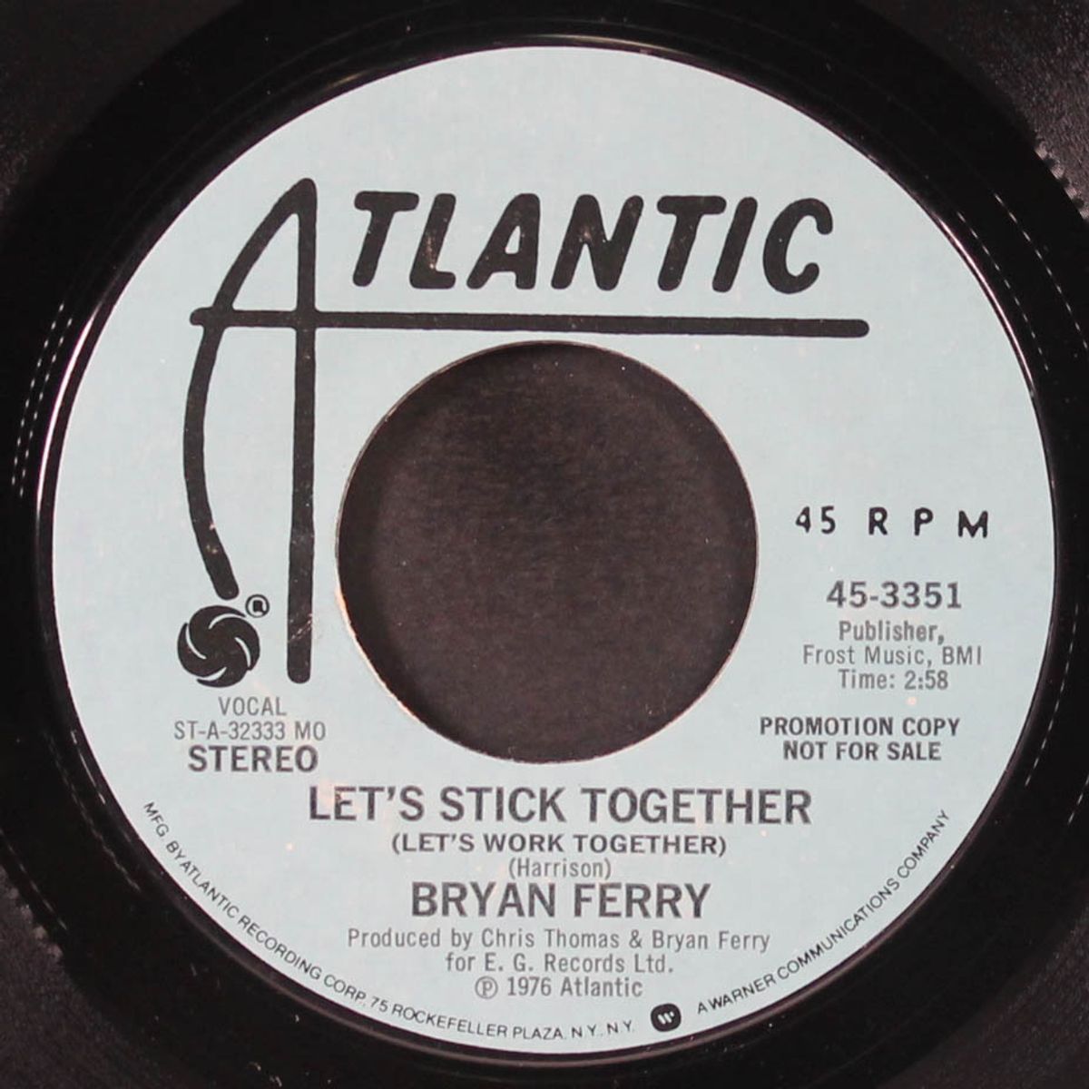 let's stick together / mono by BRYAN FERRY
