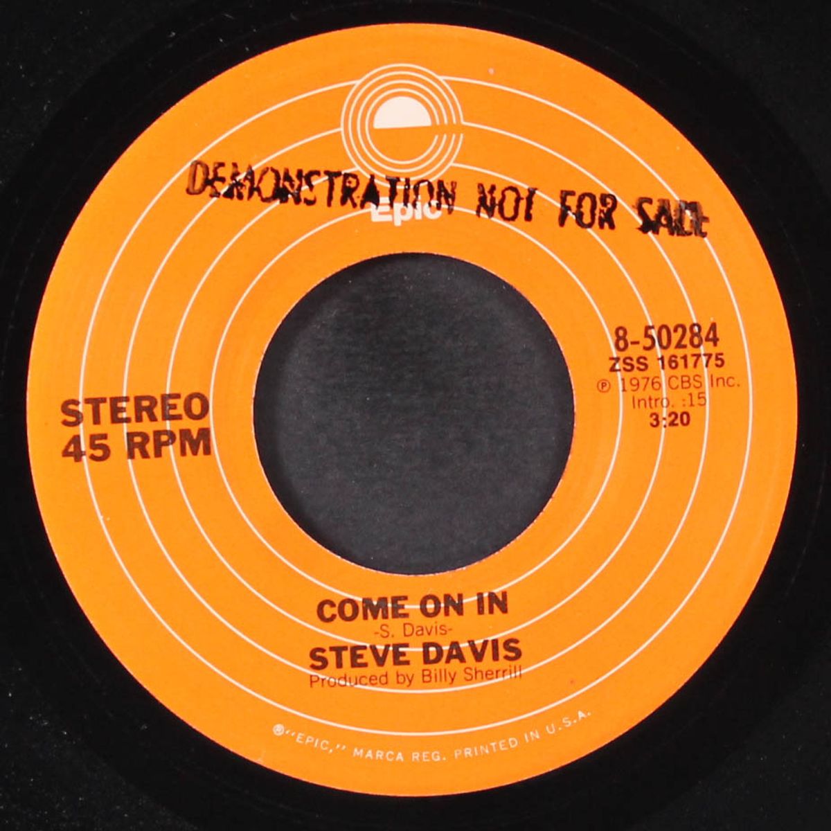 up there with you / come on in by STEVE DAVIS