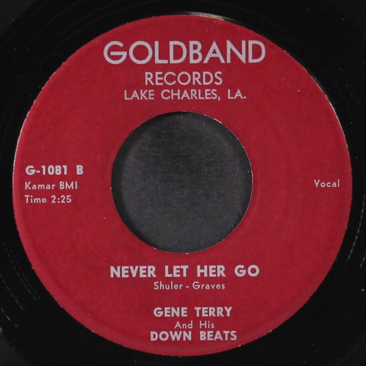 no mail today / never let her go by GENE TERRY